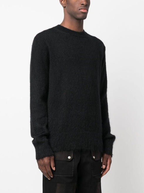 Arrow intarsia crew-neck jumper